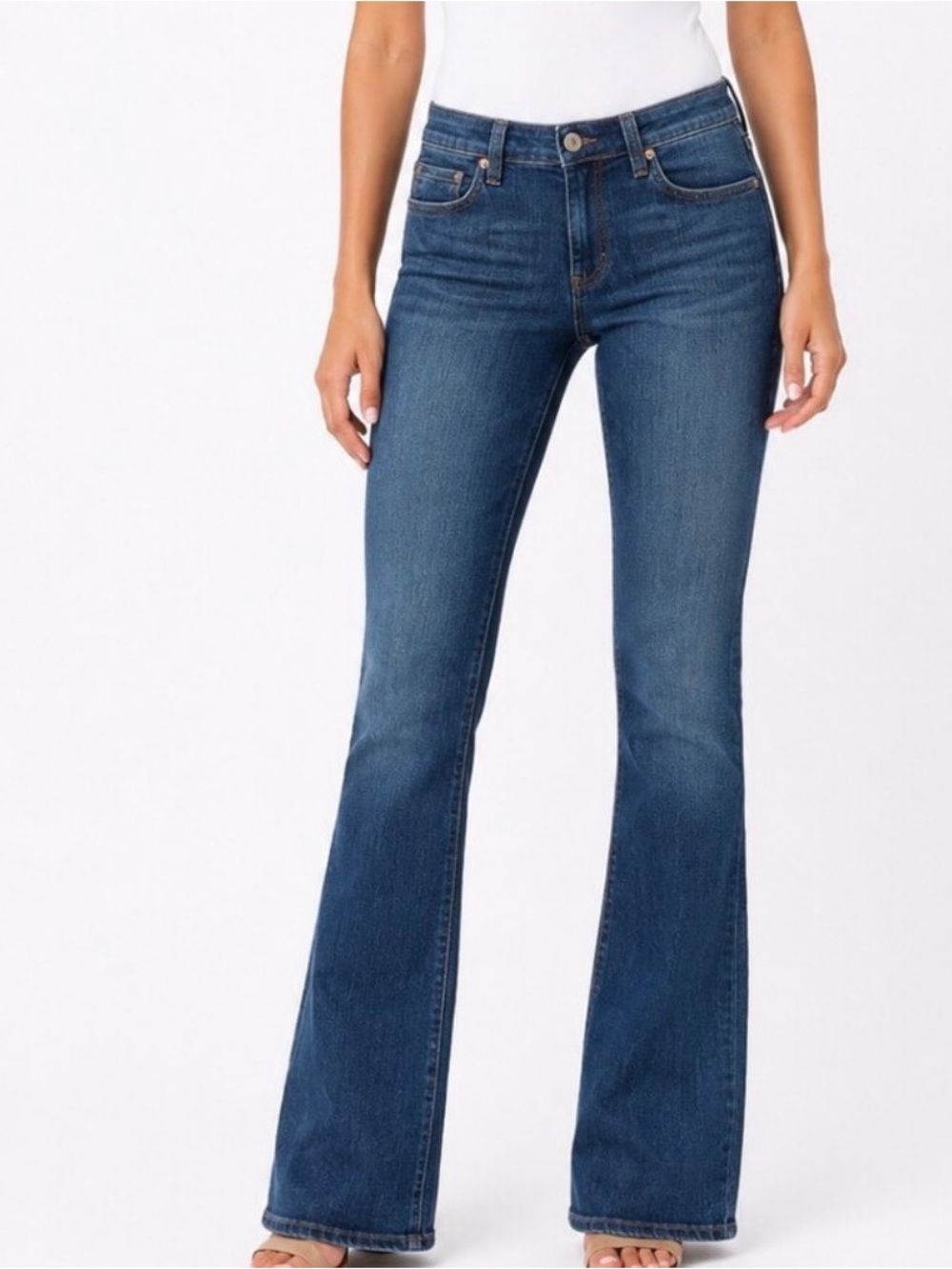 Kut From the Kloth Mid Rise Jessica Bootcut Jeans 10